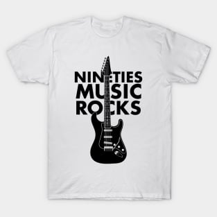 Nineties Music Guitar T-Shirt